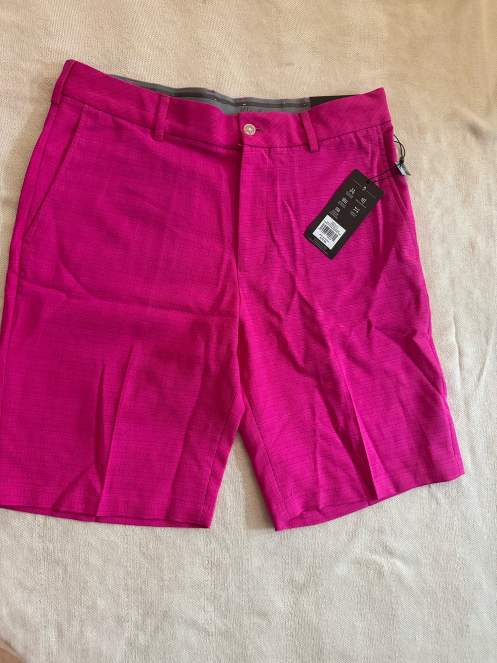 Walter Hagen Hot Pink Athletic Golf Shorts